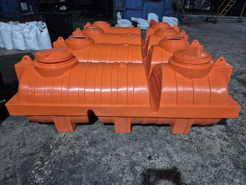 Milla Group Premium Roto Septic Tank - Perspective View