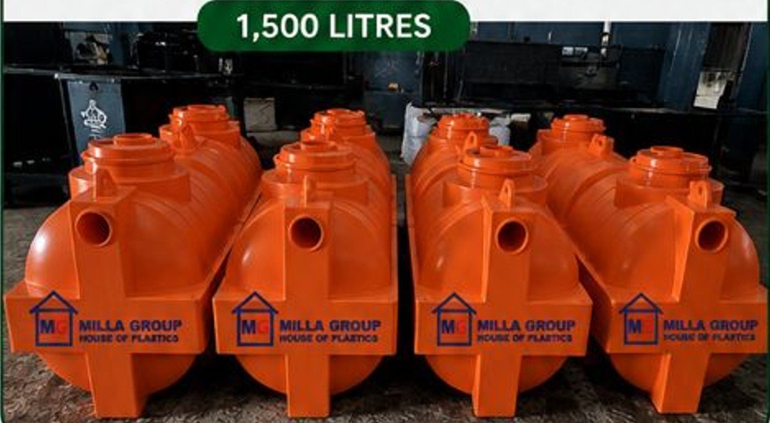 Milla Group Premium Roto Septic Tank - Production Line Front View